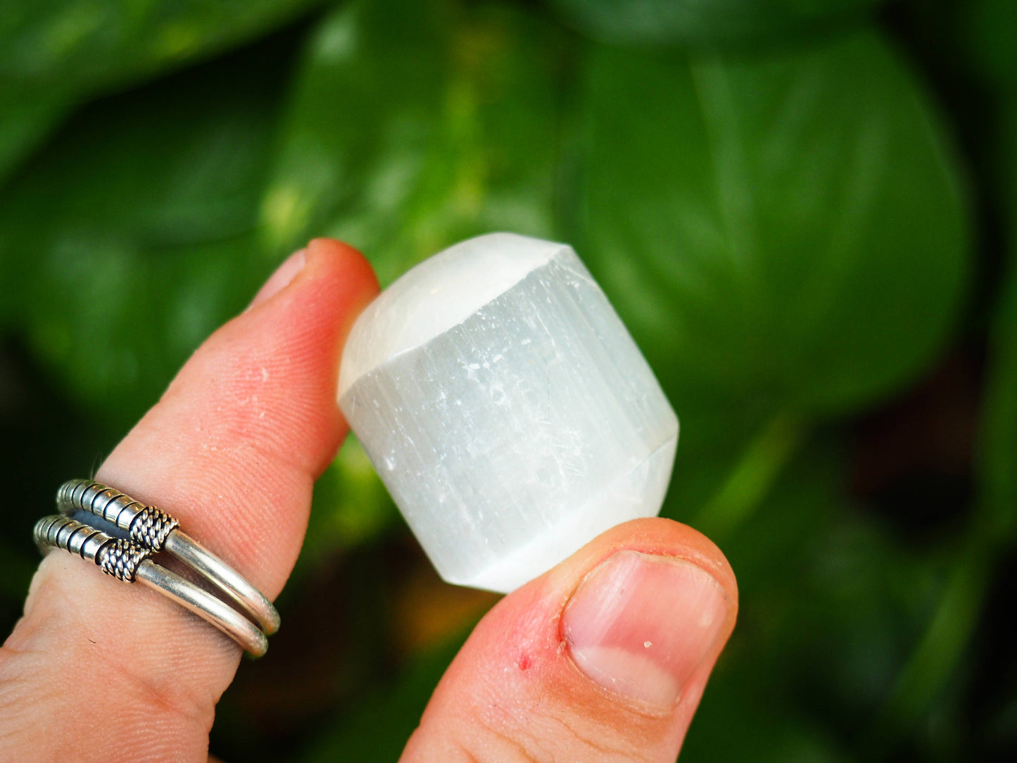 Selenite Tumble Stones - Shakti