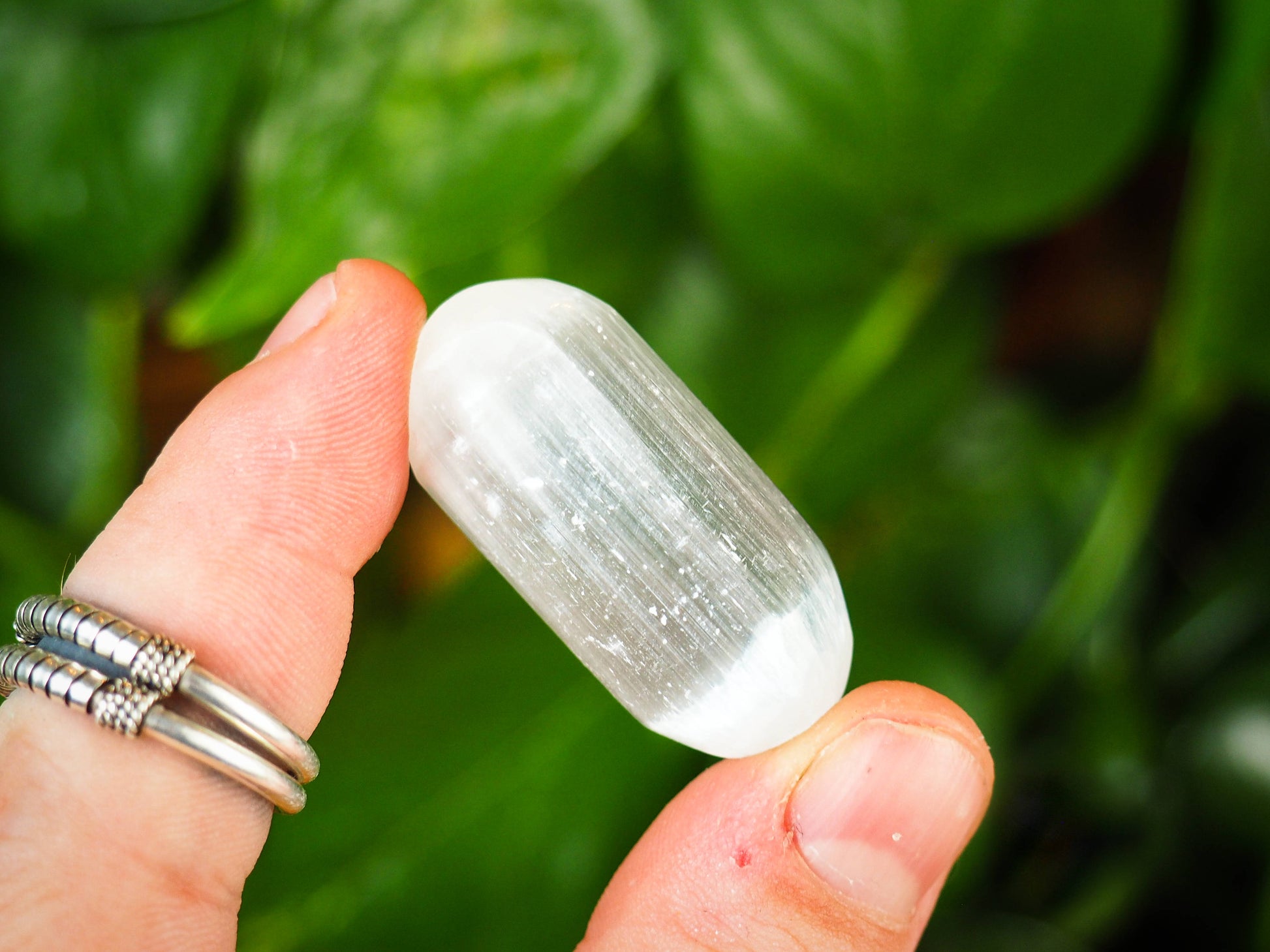 Selenite Tumble Stones - Shakti