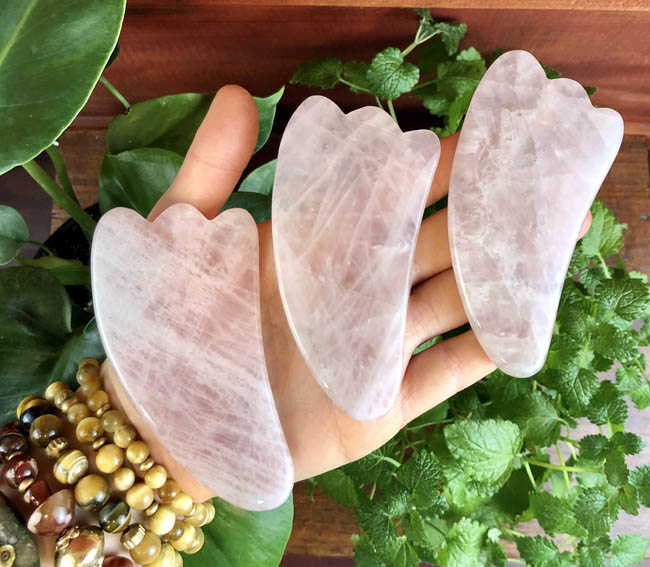 Gua Sha, Rose Quartz - Shakti