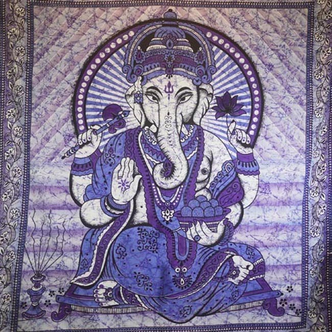 Wall Hanging - Ganesh (Purple) - Shakti