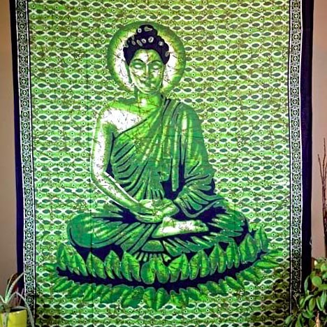 Wall Hanging - Buddha On Lotus - Shakti