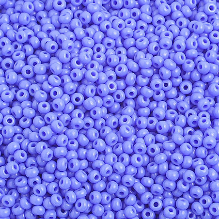 Czech Seed Bead, 10/0 (Opaque Light Royal Blue) - Shakti