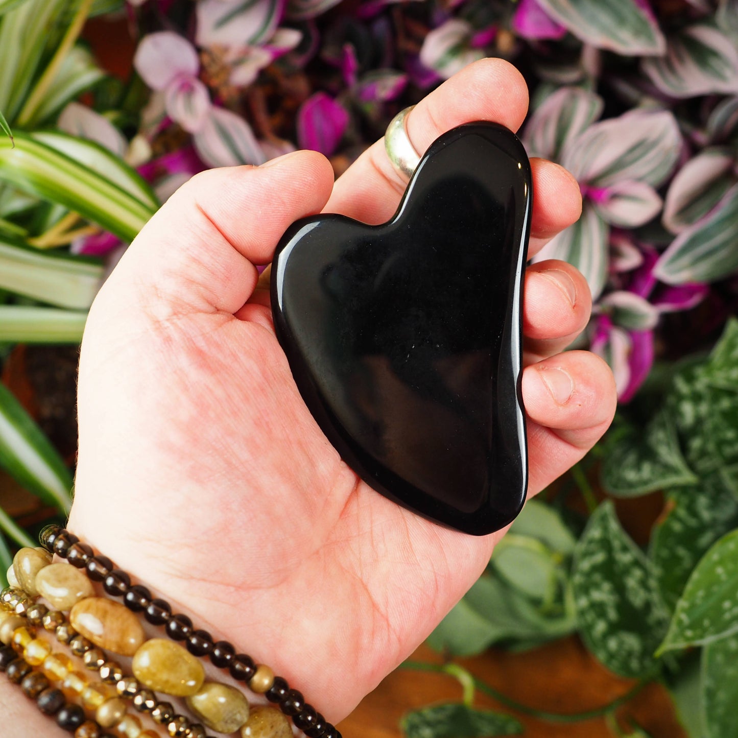 Gua Sha, Black Obsidian - Shakti