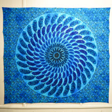 Load image into Gallery viewer, Wall Hanging - Feather Mandala (Blue)