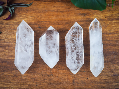 Clear Quartz Double Terminated Points, Polished - Shakti