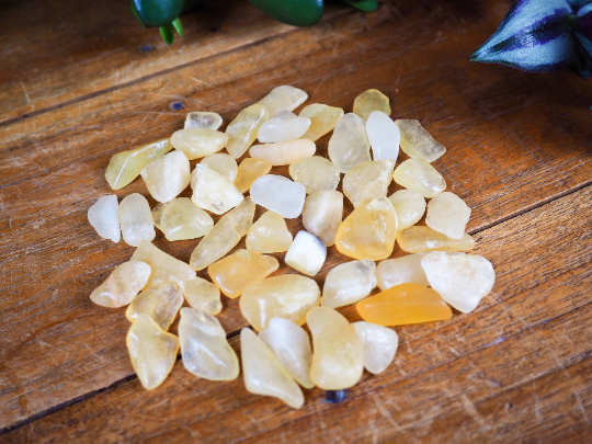 Orange Calcite Tumble Stones - Shakti