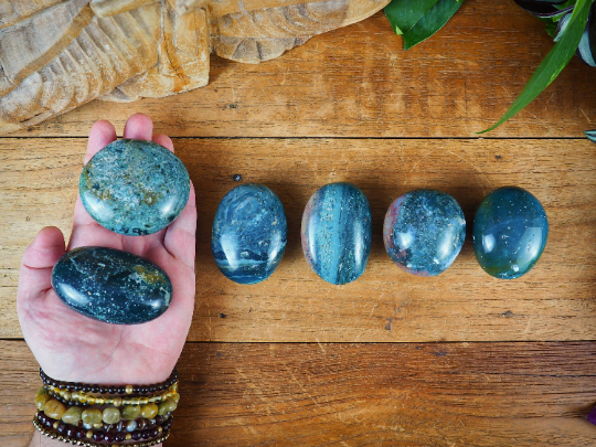 Ocean Jasper Palm Stones - Shakti