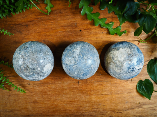 Celestite Spheres - Shakti