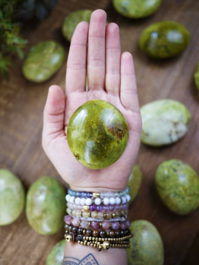 African Opal Palm Stones - Shakti