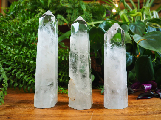 Clear Quartz Towers - Shakti