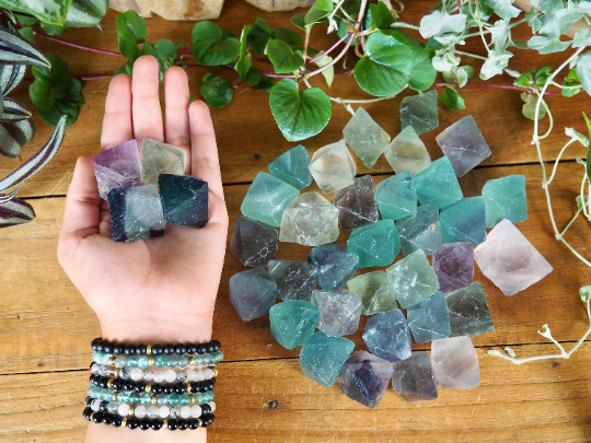 Fluorite Octahedrons - Shakti