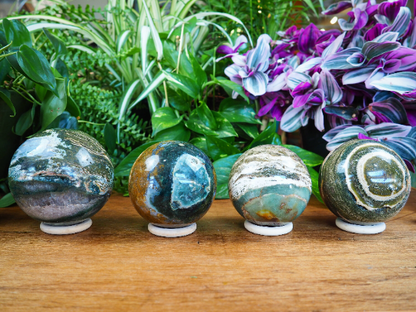 Ocean Jasper Spheres - Shakti