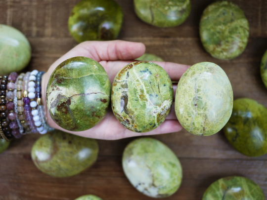 African Opal Palm Stones - Shakti