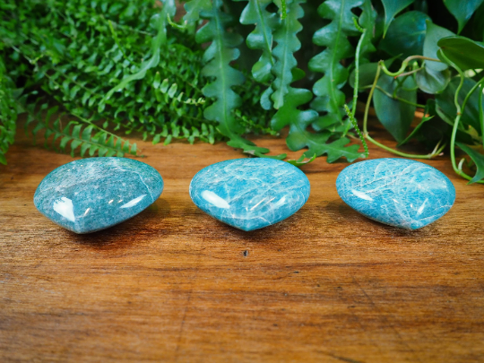 Amazonite Hearts - Shakti