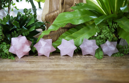 Rose Quartz Merkabahs - Shakti