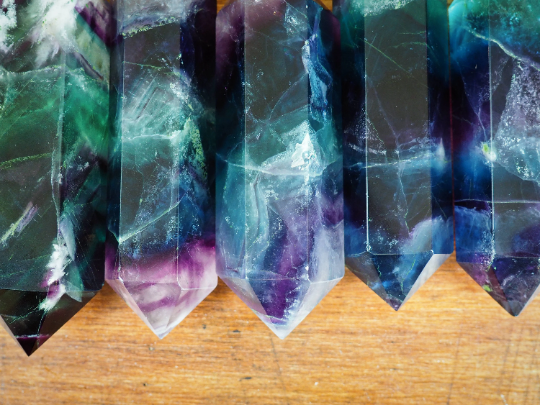 Fluorite Double Terminated Points - Shakti