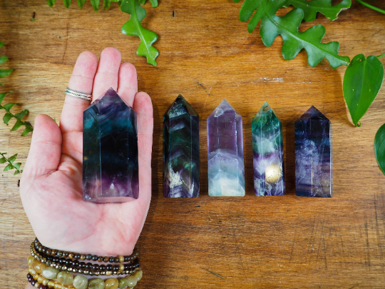 Fluorite Points - Shakti