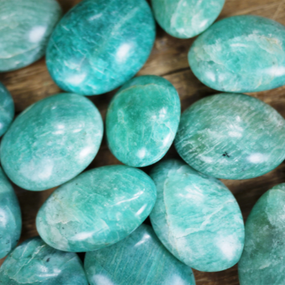 Amazonite Palm Stones - Shakti