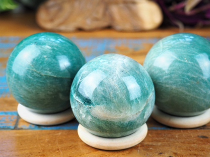 Amazonite Spheres - Shakti