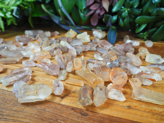 Tangerine Quartz Points - Shakti