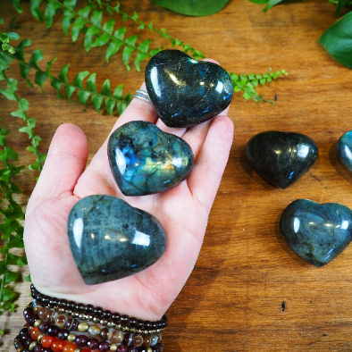 Labradorite Hearts - Shakti