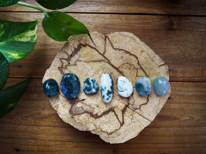 Moss Agate Tumble Stones - Shakti