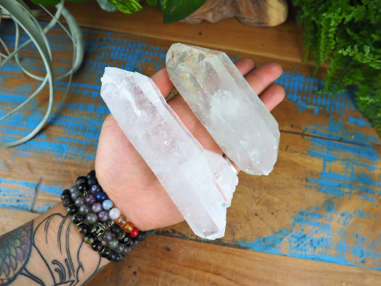 Clear Quartz Double Terminated Points, Natural - Shakti