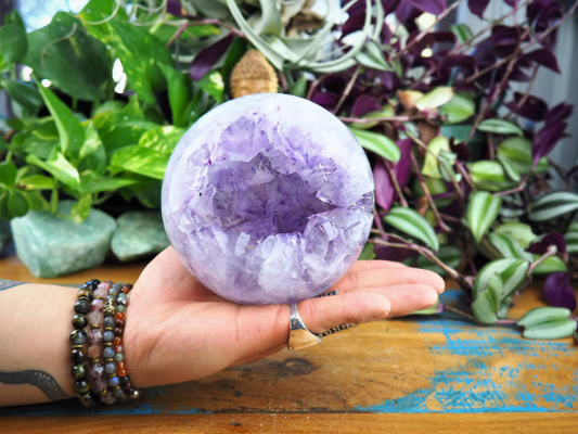 Amethyst Druzy Spheres - Shakti