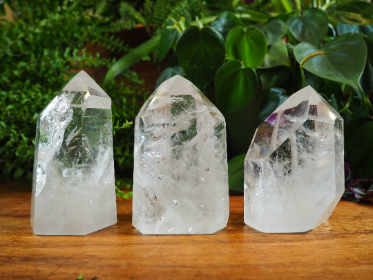 Clear Quartz Towers - Shakti