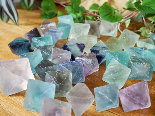 Fluorite Octahedrons - Shakti