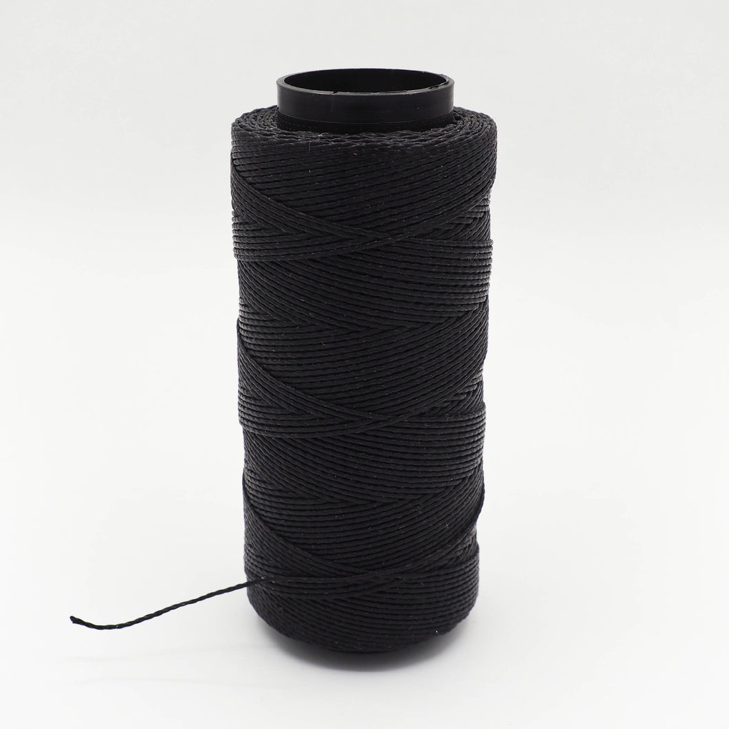 Waxed Polyester Cord (Brazil) - Black