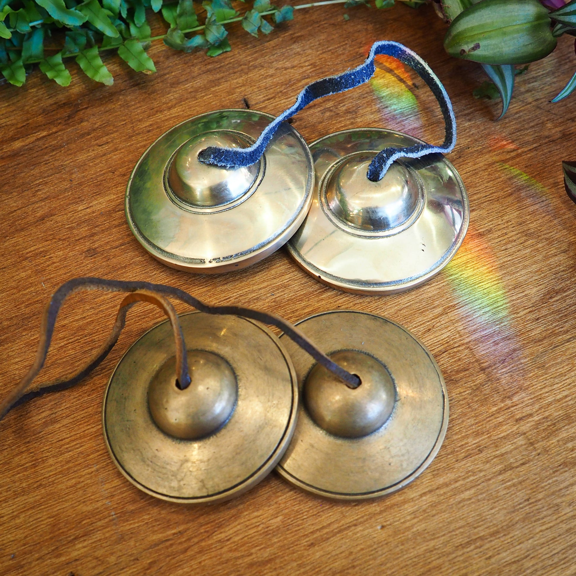 Tingshas, Polished Brass - Shakti