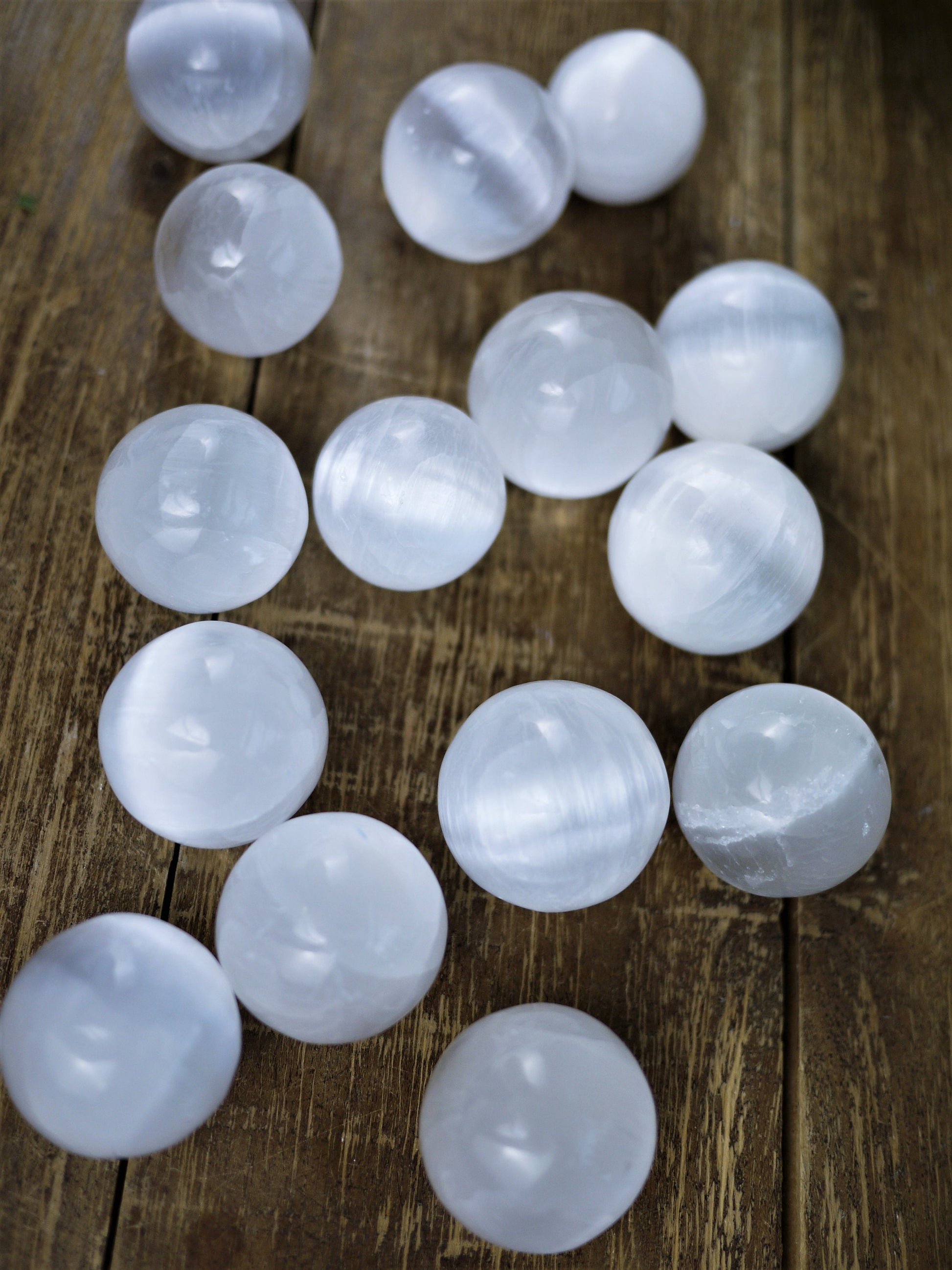 Selenite Spheres - Shakti