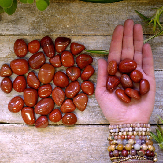 Red Jasper Tumble Stones - Shakti