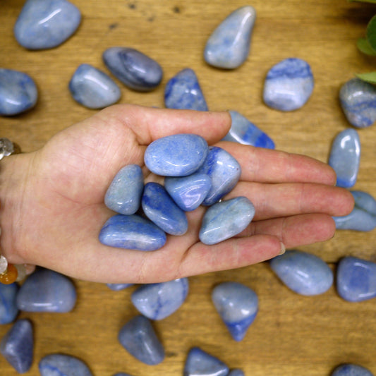 Dumortierite (Blue Quartz) Tumble Stones - Shakti