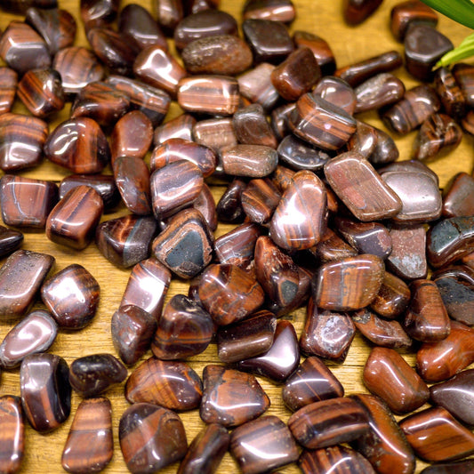 Red Tiger's Eye Tumble Stones - Shakti