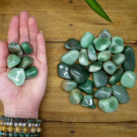 Green Aventurine Tumble Stones - Shakti