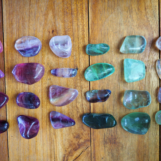 Fluorite Tumble Stones - Shakti