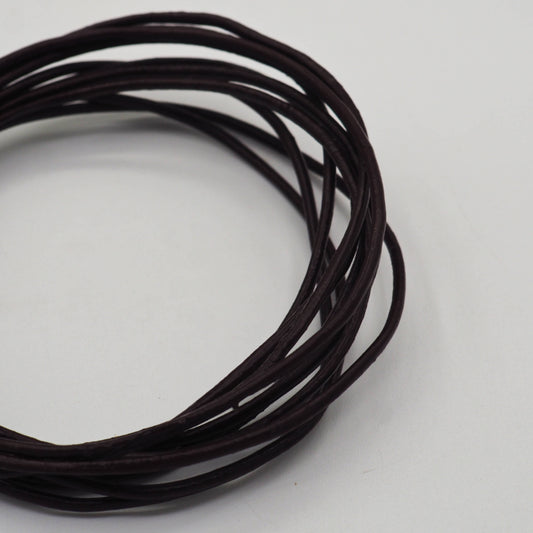 Leather Cord (Brown) - 1.5mm Round - Shakti