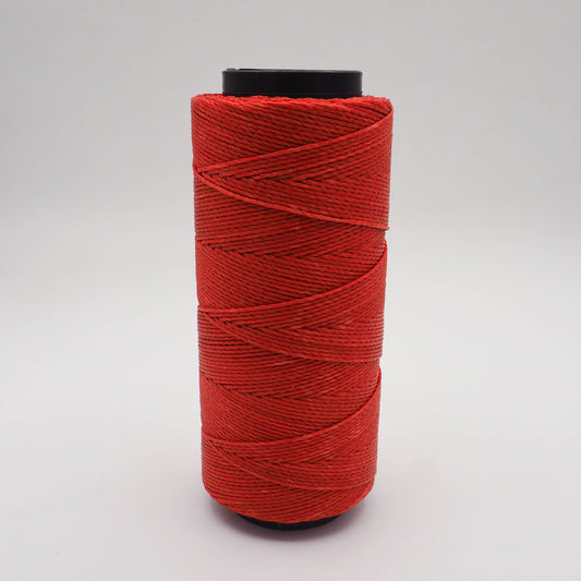 Waxed Polyester Cord (Brazil) - Red - Shakti