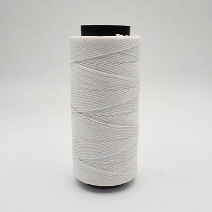 Waxed Polyester Cord (Brazil) - White - Shakti