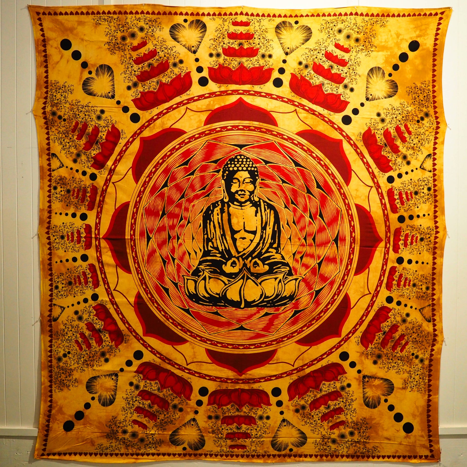 Wall Hanging - Anahata Buddha (Yellow) - Shakti