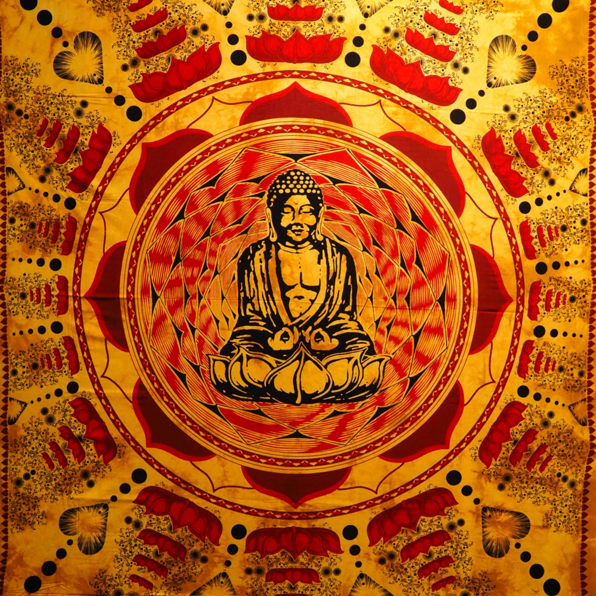 Wall Hanging - Anahata Buddha (Yellow) - Shakti